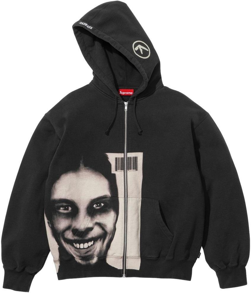 Supreme/Aphex Twin Zip Up Hooded Sweatshirt view 15